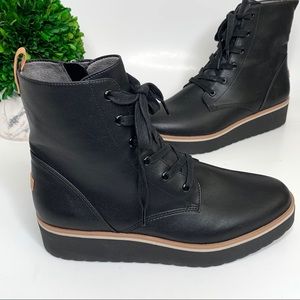 Dr Scholls Local Platform Combat Boots